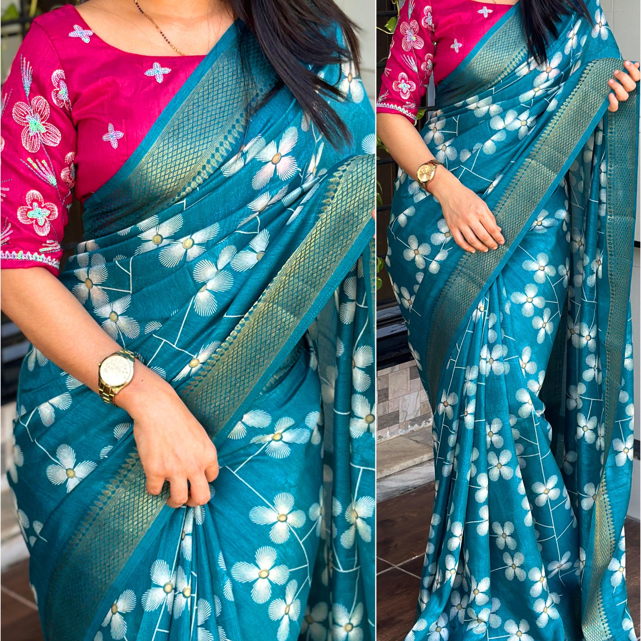 Cotton Silk Saree