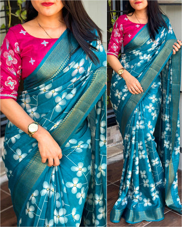 Cotton Silk Saree