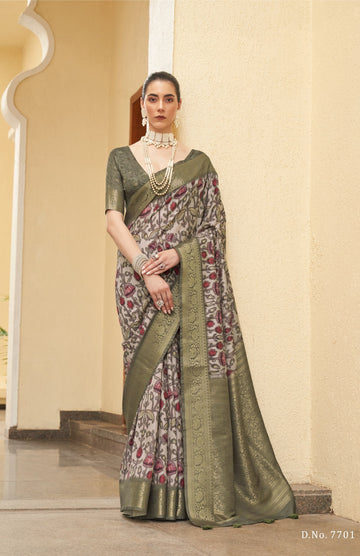 Beautiful Designer Anshika Soft Tussar Silk Saree