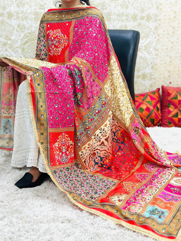 Beautiful Designer Semi-Chinon Pakistani Duppata Only