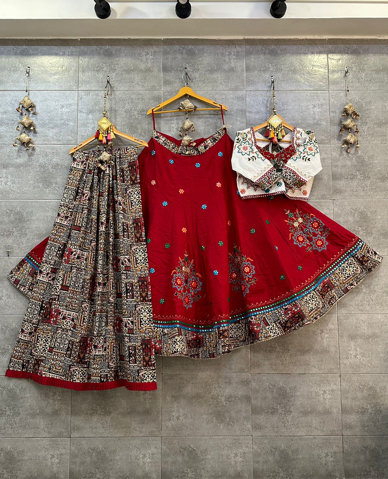 Beautiful Designer Navratri traditional Pure Cotton Chaniya Choli