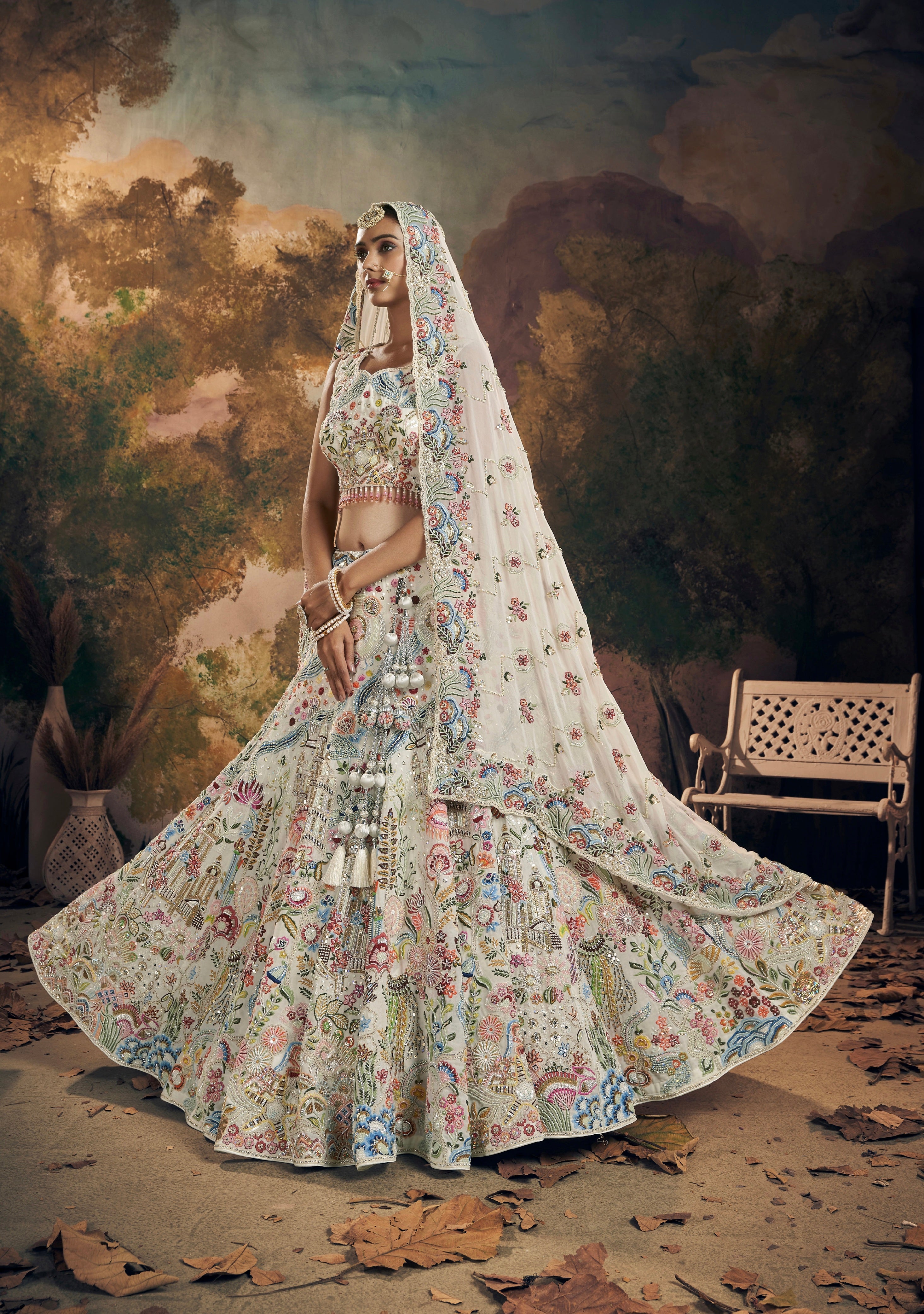 Latest bridal wedding lehenga designs hotsell