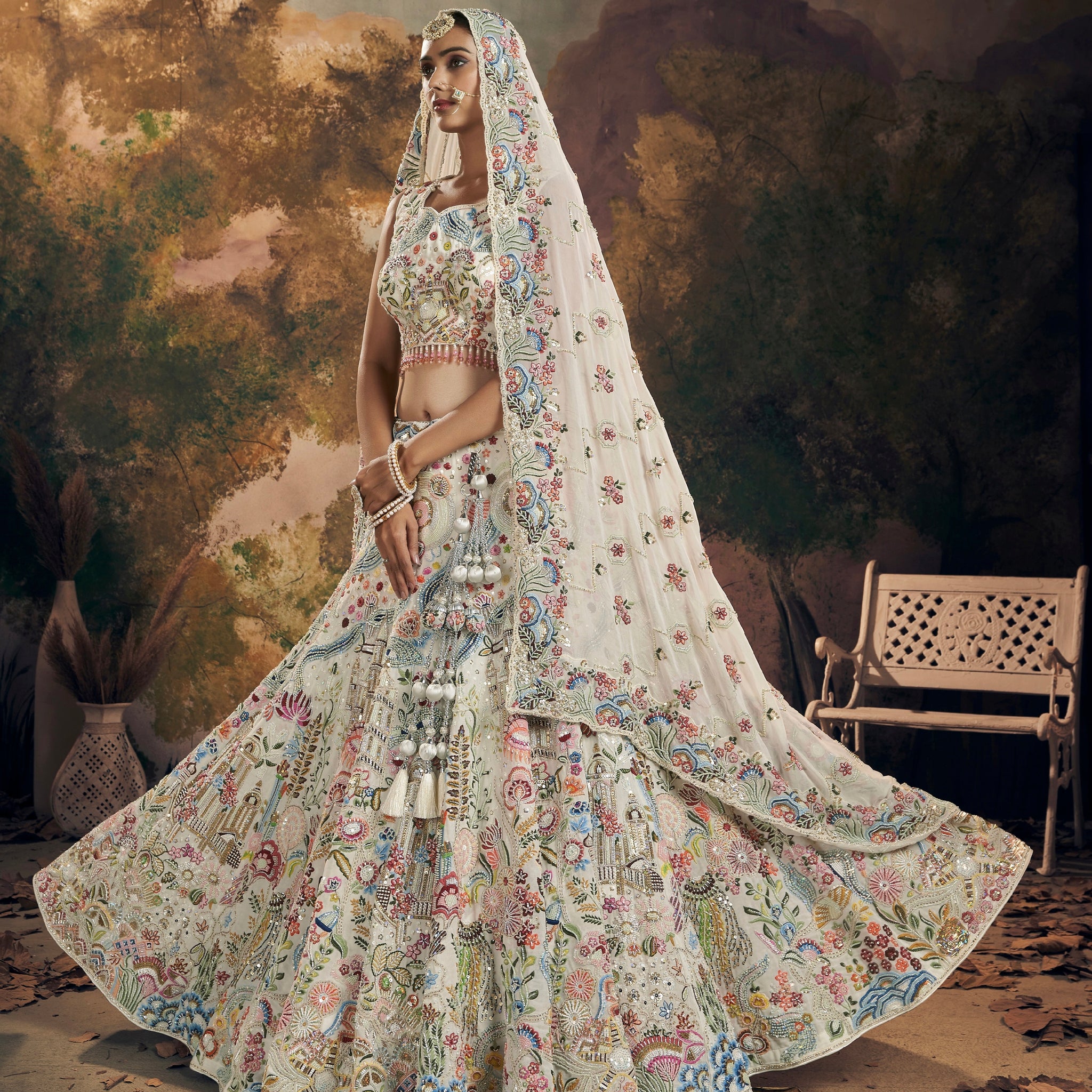 Beautiful Designer Wedding Wear Latest Bridal Lehenga Choli