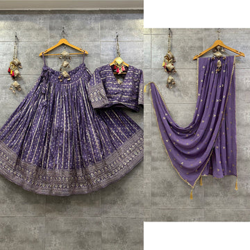 Beautiful Designer Pure Dolla Silk Chaniya Choli