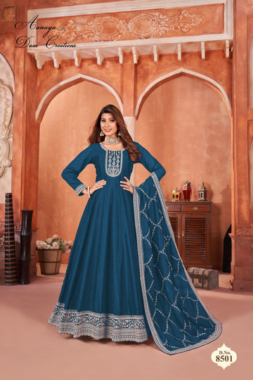 Beautiful Designer Aanaya Art Silk Salwar Suit