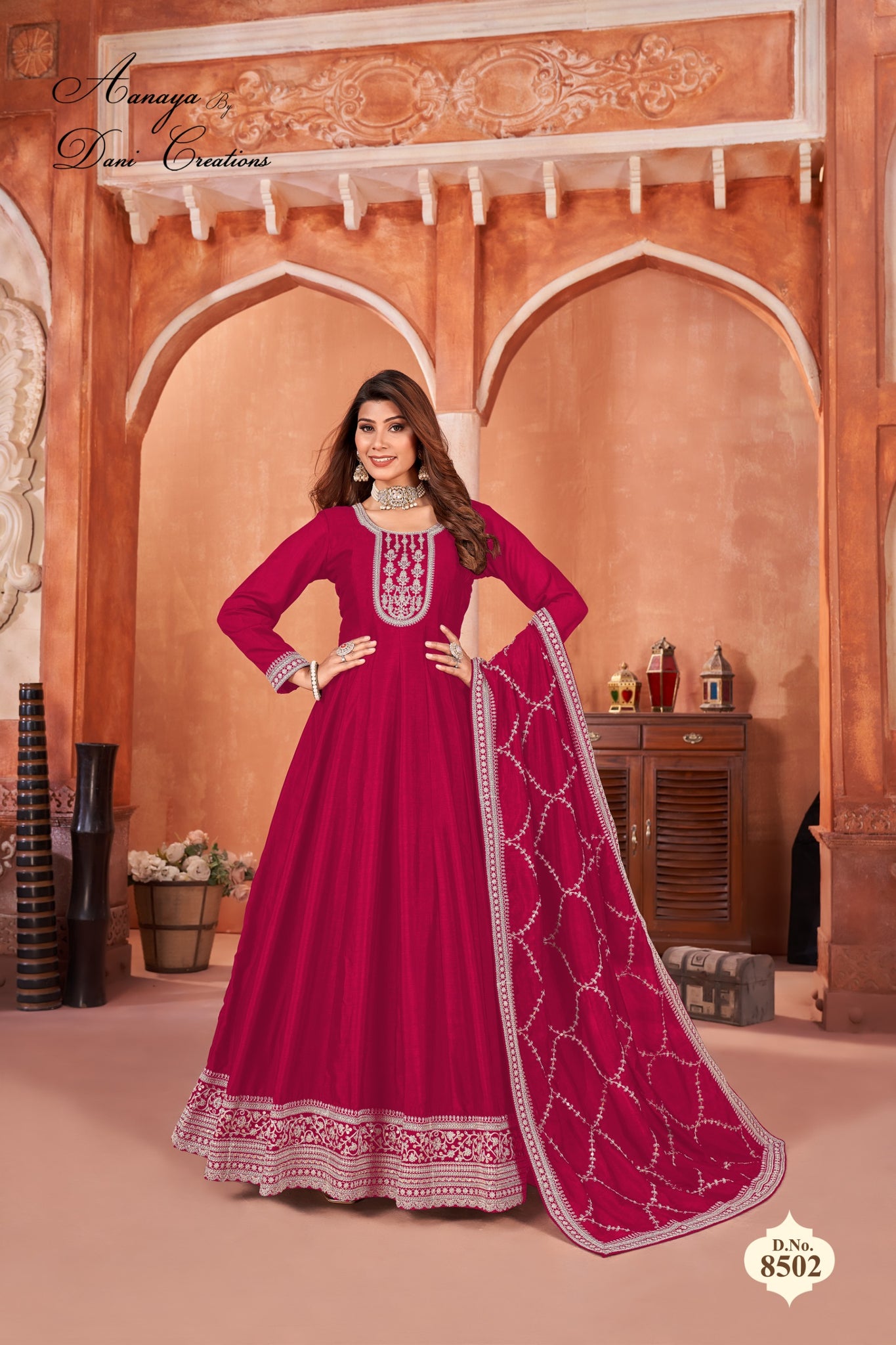 Beautiful Designer Aanaya Art Silk Salwar Suit