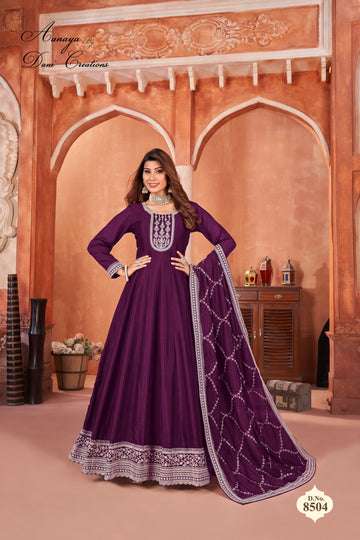 Beautiful Designer Aanaya Art Silk Salwar Suit