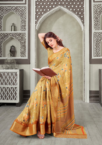 Beautiful Designer Kisna Soft Self Weaving Saree