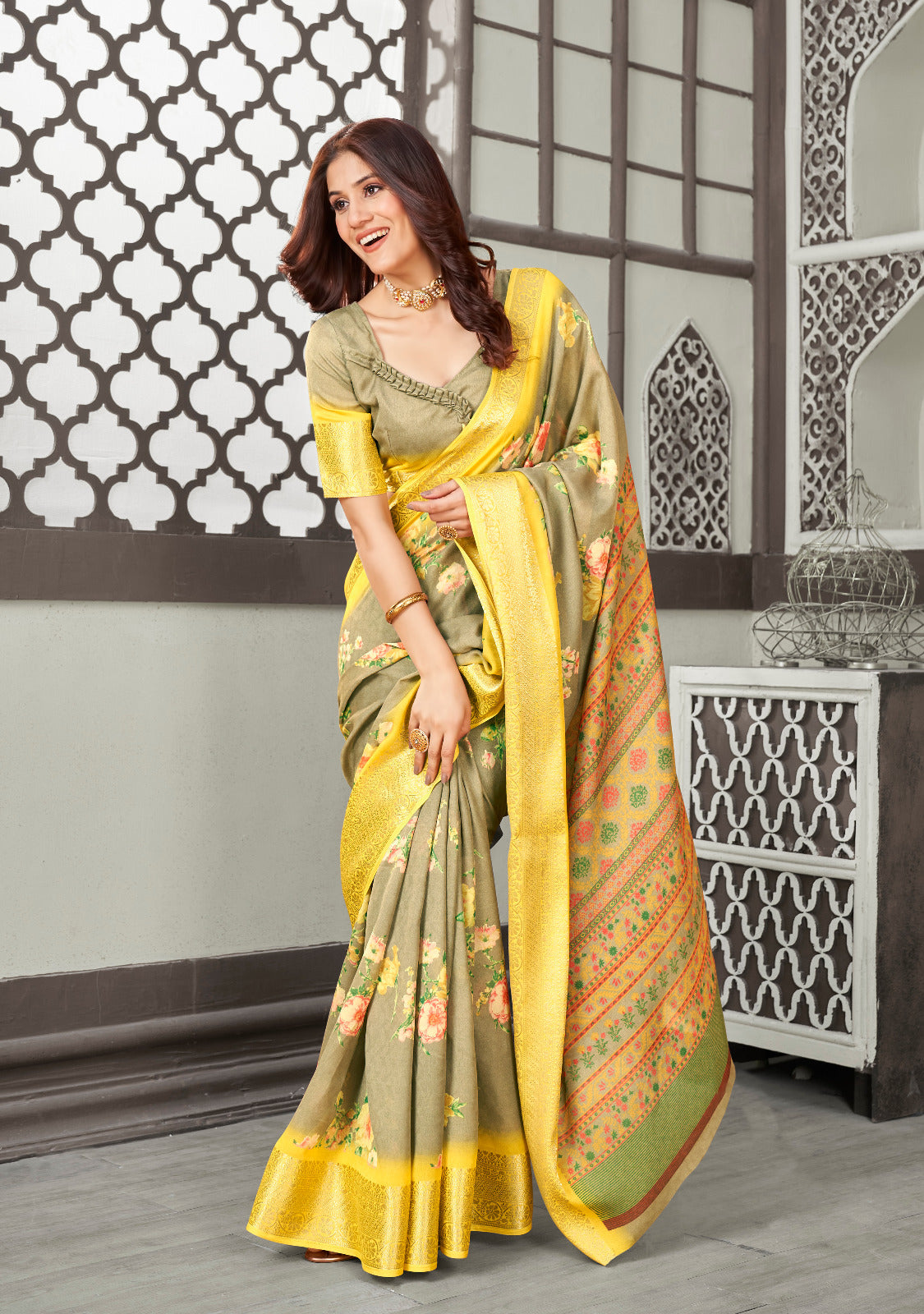 Beautiful Designer Kisna Soft Self Weaving Saree