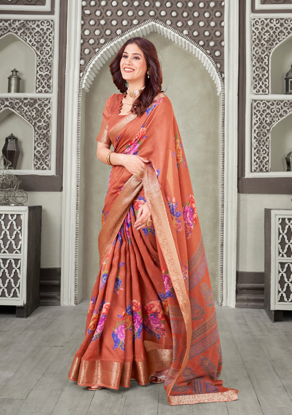 Beautiful Designer Kisna Soft Self Weaving Saree