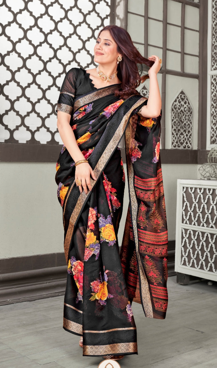 Beautiful Designer Kisna Soft Self Weaving Saree