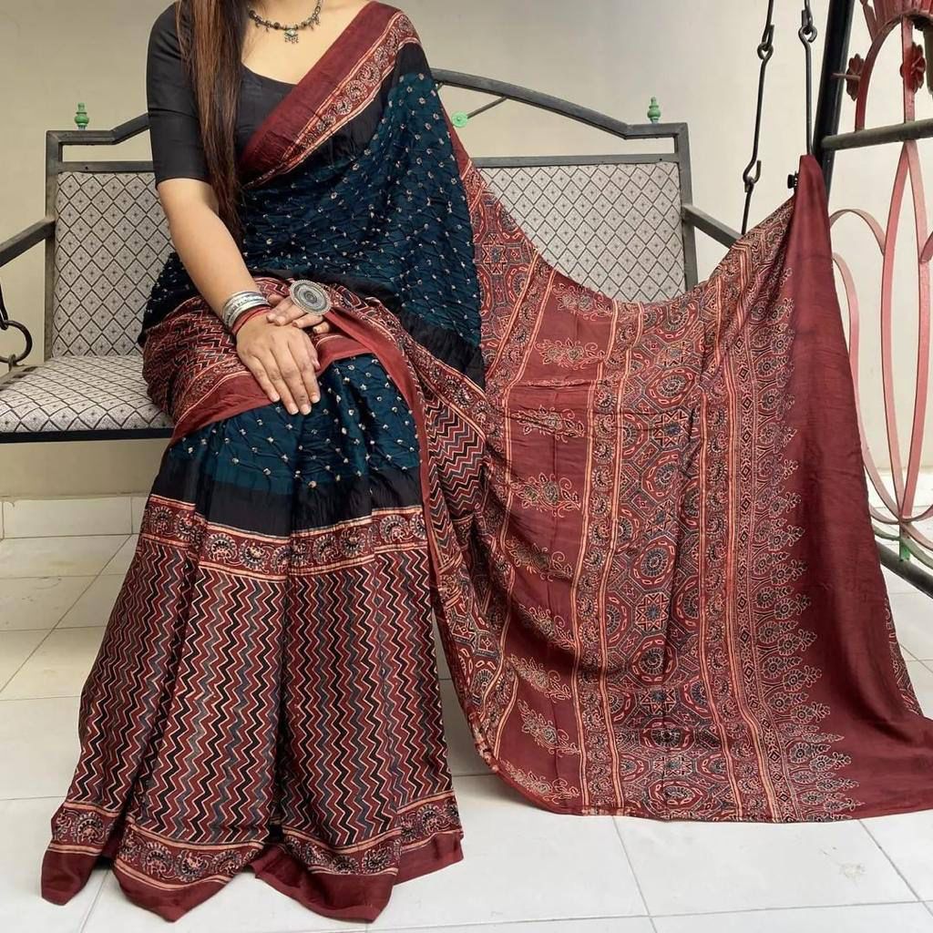 Beautiful Designer Imported Cotton Digital Print Saree