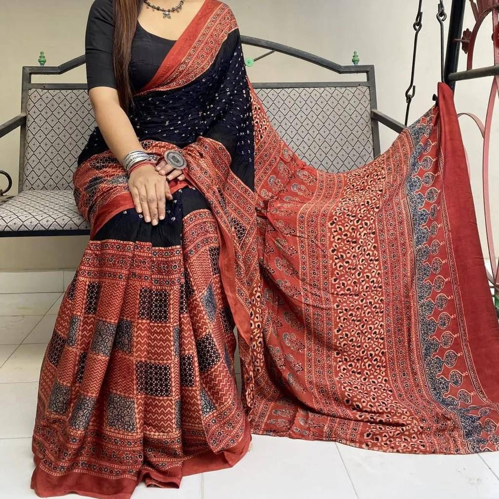 Beautiful Designer Imported Cotton Digital Print Saree