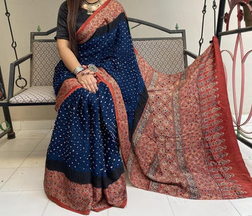 Beautiful Designer Imported Cotton Digital Print Saree