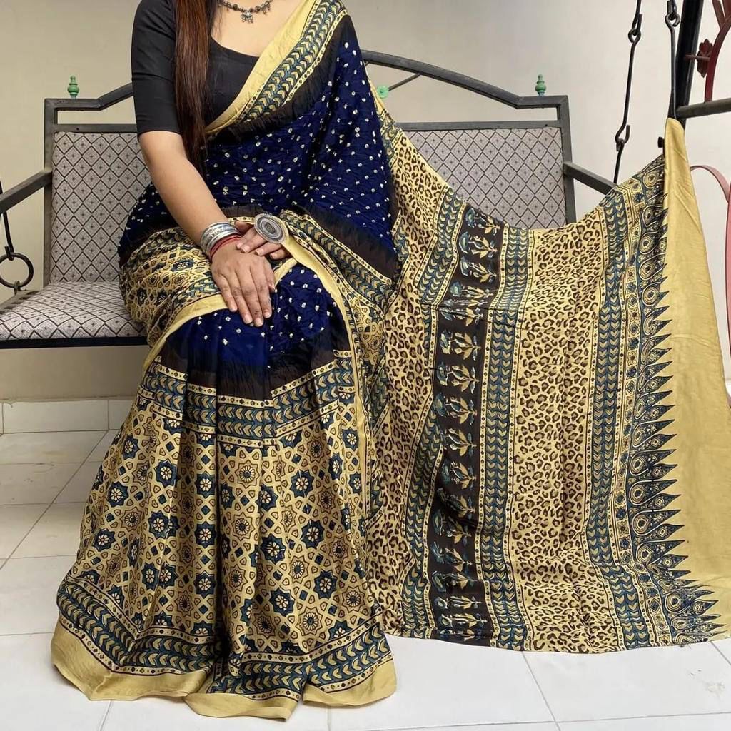 Beautiful Designer Imported Cotton Digital Print Saree