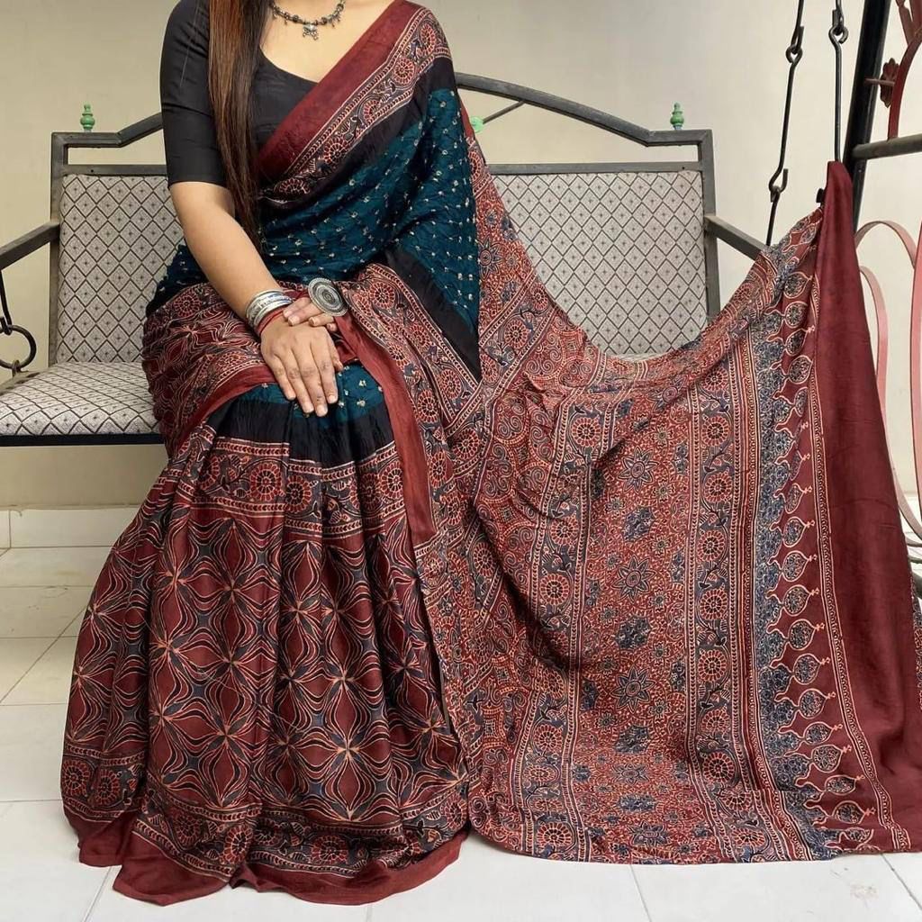 Beautiful Designer Imported Cotton Digital Print Saree