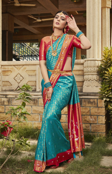 Beautiful Designer Virasat Kanjiveram Silk Saree