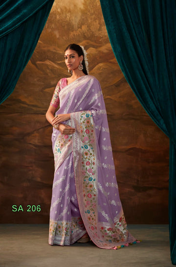 Beautiful Designer Kimora Sakhi Pure Viscose Dola Silk Saree