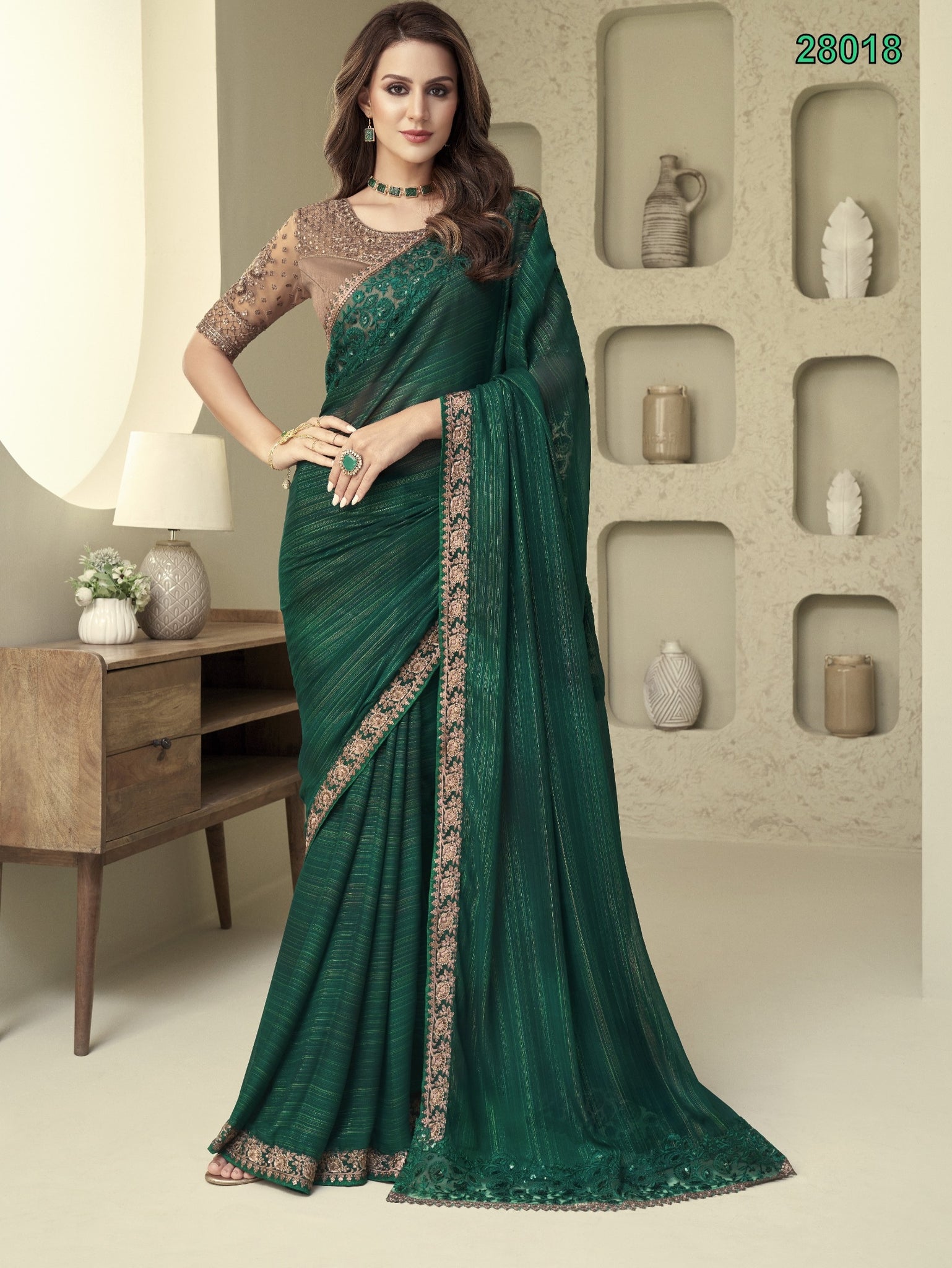 Beautiful Designer Party Wear Soft Silk Saree