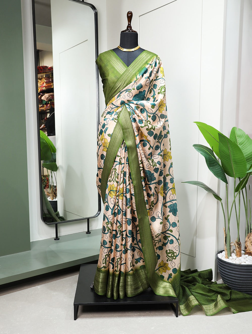 Beautiful Designer Party Wear Soft Dola Silk Saree