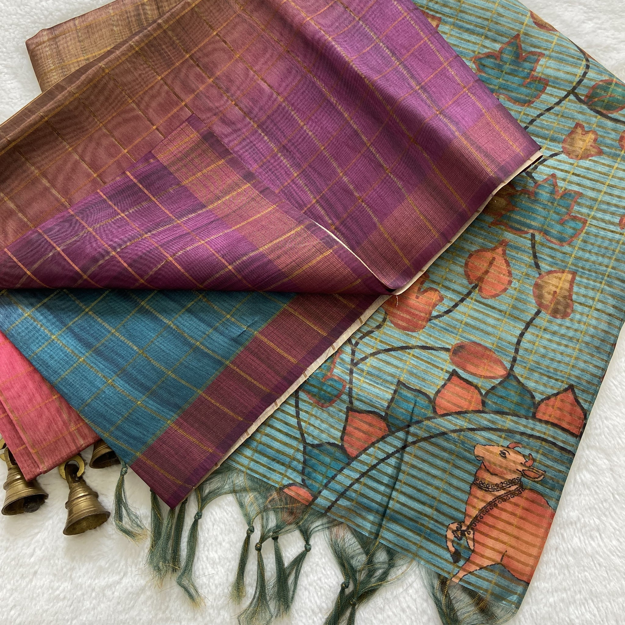 Beautiful Designer Summer Special Soft Tussar Silk Saree