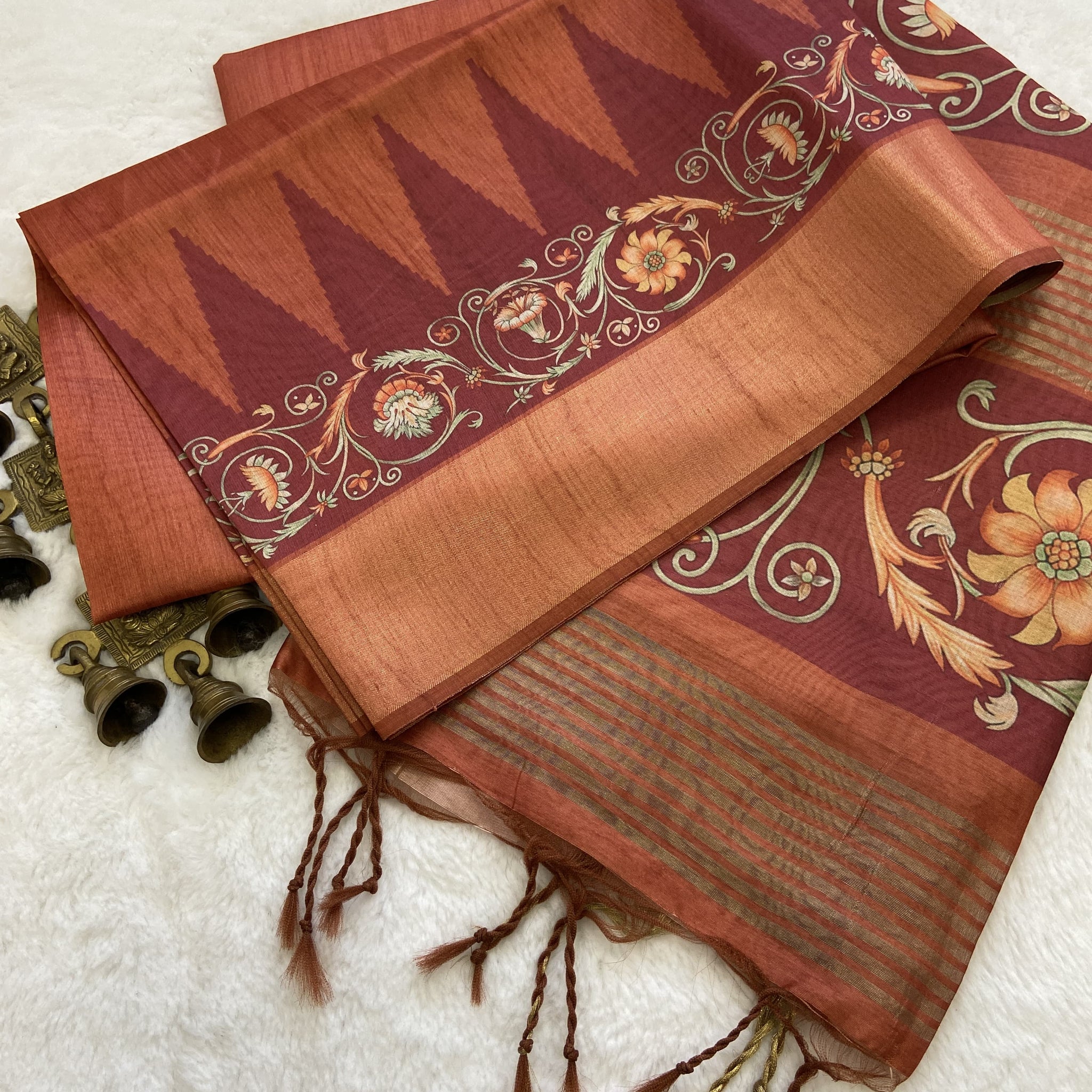 Beautiful Designer Summer Special Soft Tussar Silk Saree