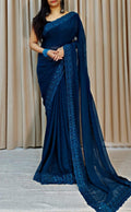 Georgette Sequence Saree