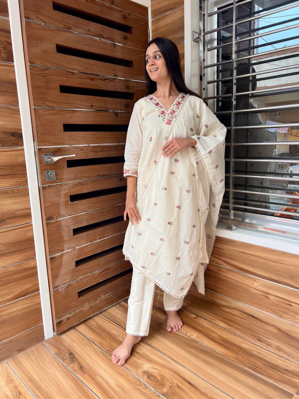 Designer khadi suits best sale