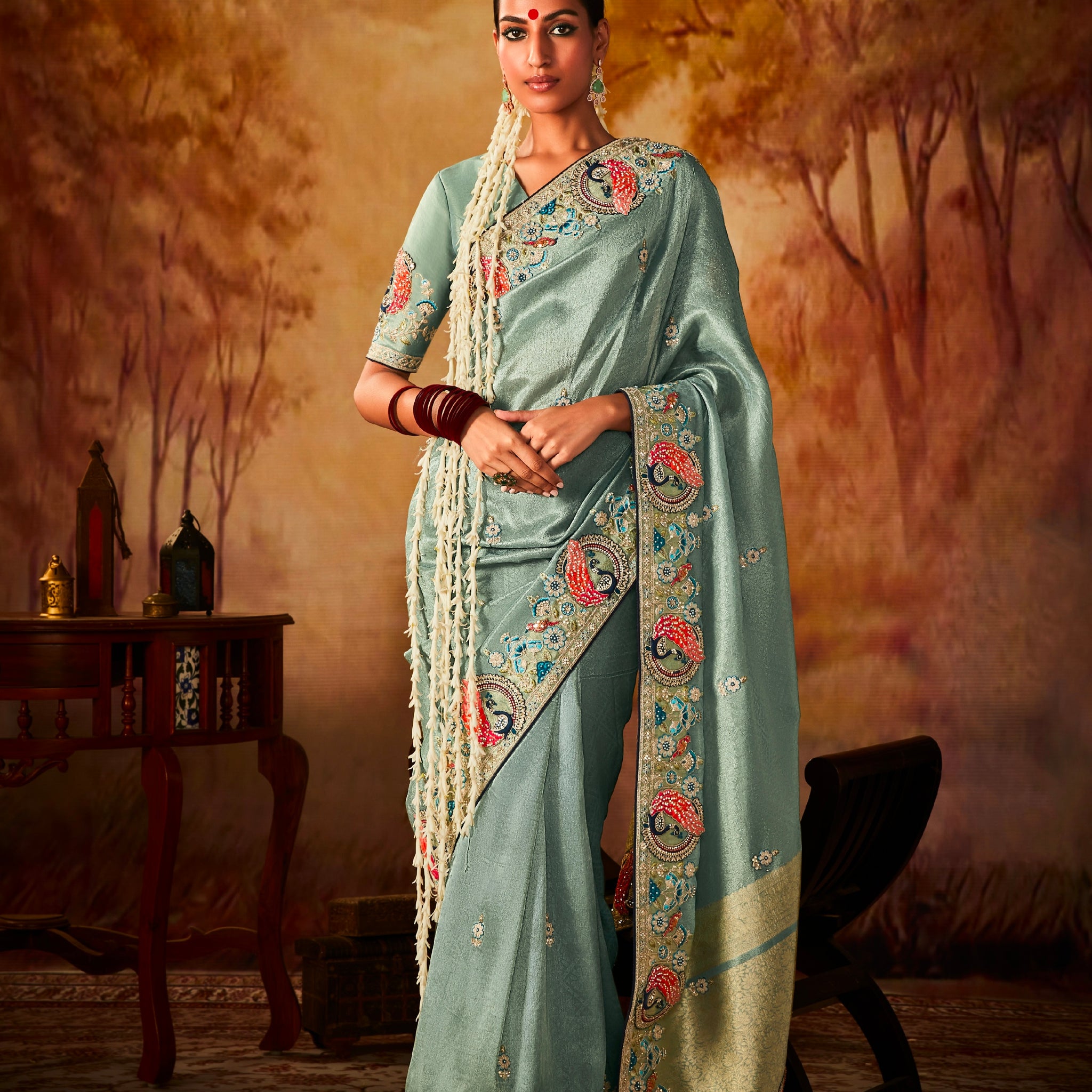 Beautiful Designer Occasion Wear Pure Banarasi Kanjivaram Saree