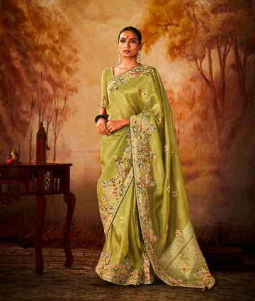 Beautiful Designer Occasion Wear Pure Banarasi Kanjivaram Saree