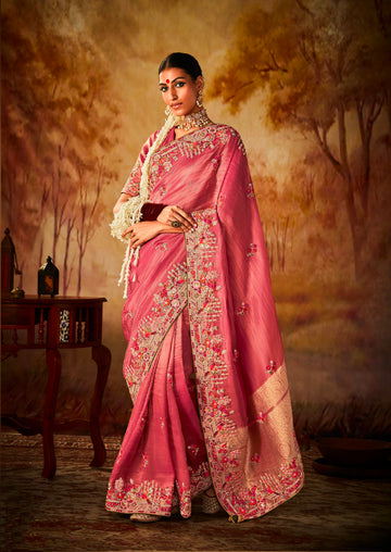 Beautiful Designer Occasion Wear Pure Banarasi Kanjivaram Saree