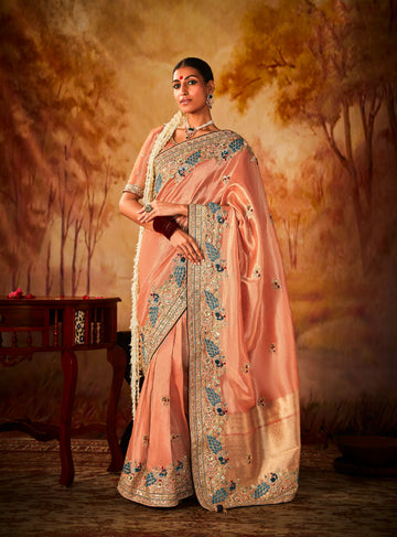 Beautiful Designer Occasion Wear Pure Banarasi Kanjivaram Saree