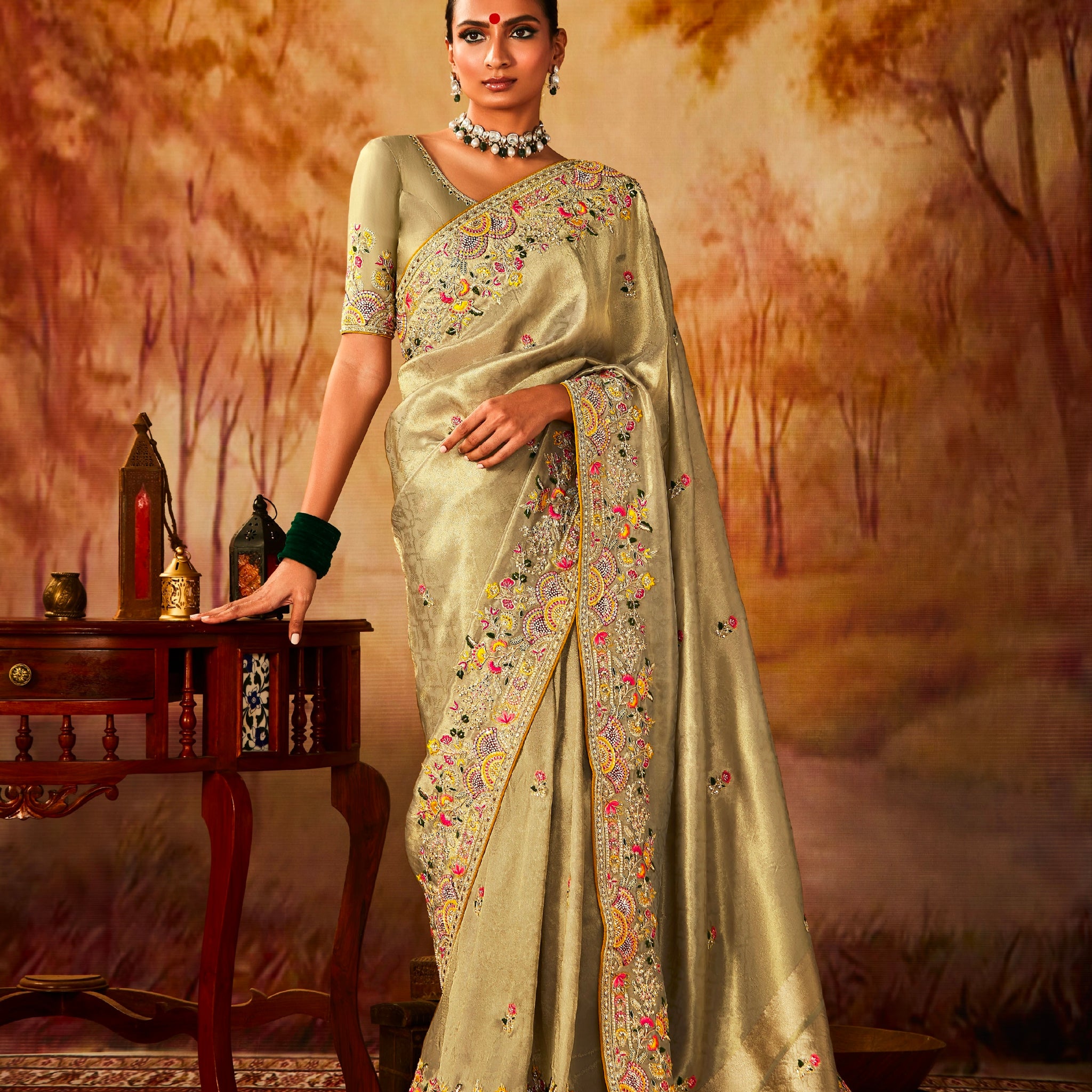 Beautiful Designer Occasion Wear Pure Banarasi Kanjivaram Saree