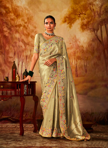 Beautiful Designer Occasion Wear Pure Banarasi Kanjivaram Saree