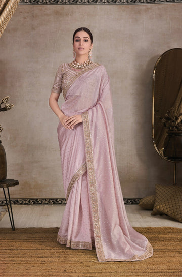 Beautiful Designer Occasion Wear Pure Organza Saree