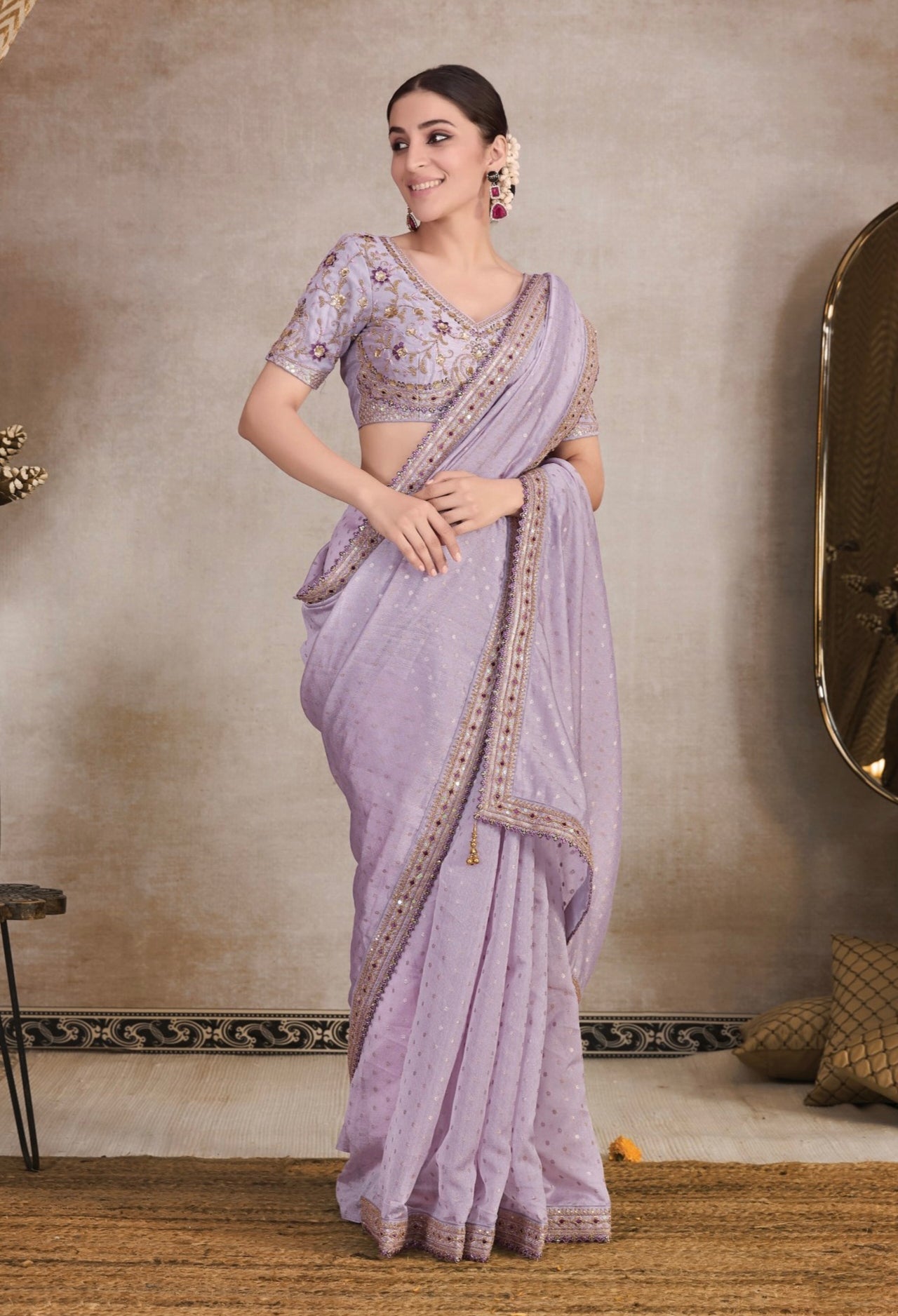 Beautiful Designer Occasion Wear Pure Organza Saree