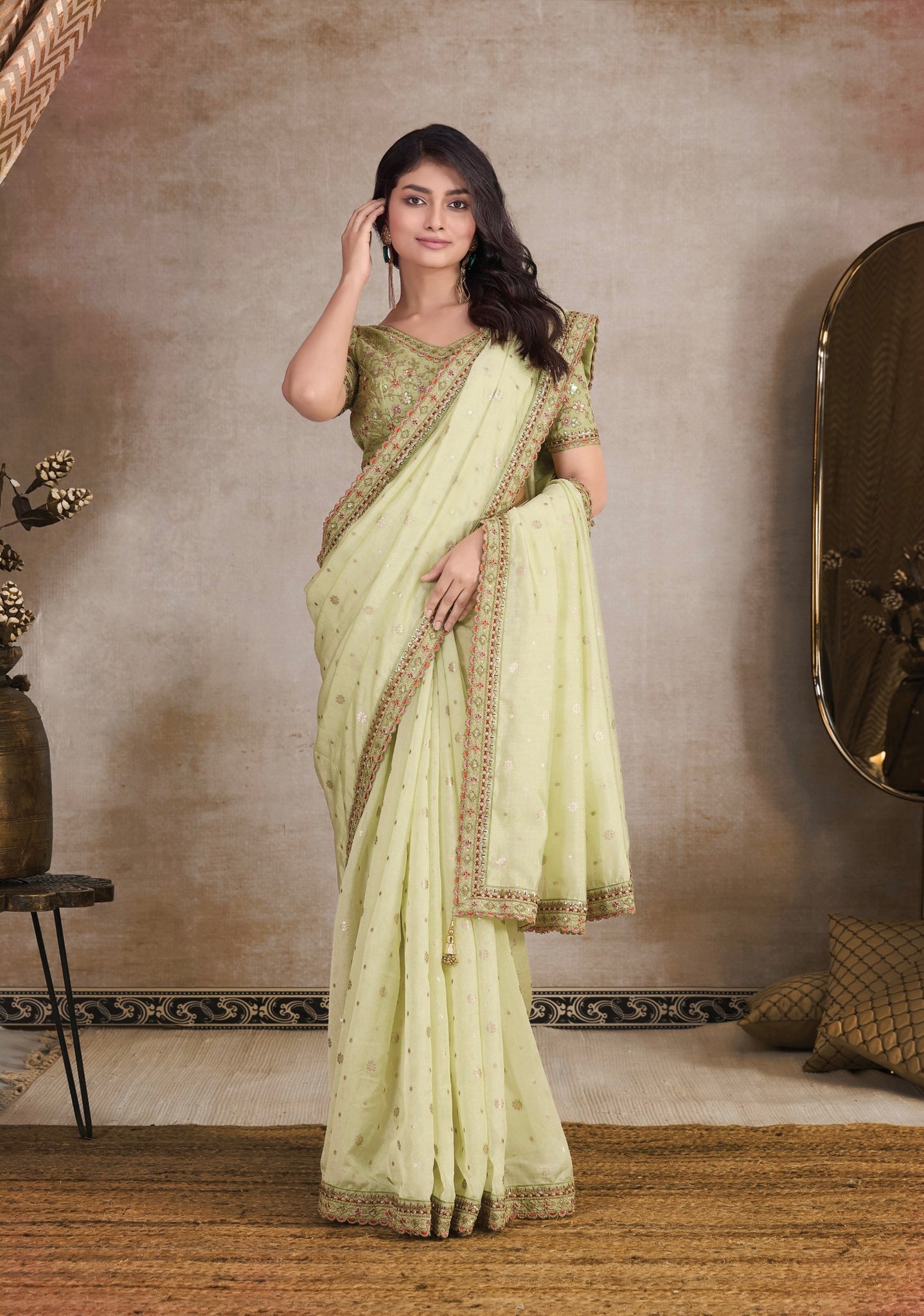 Beautiful Designer Occasion Wear Pure Organza Saree