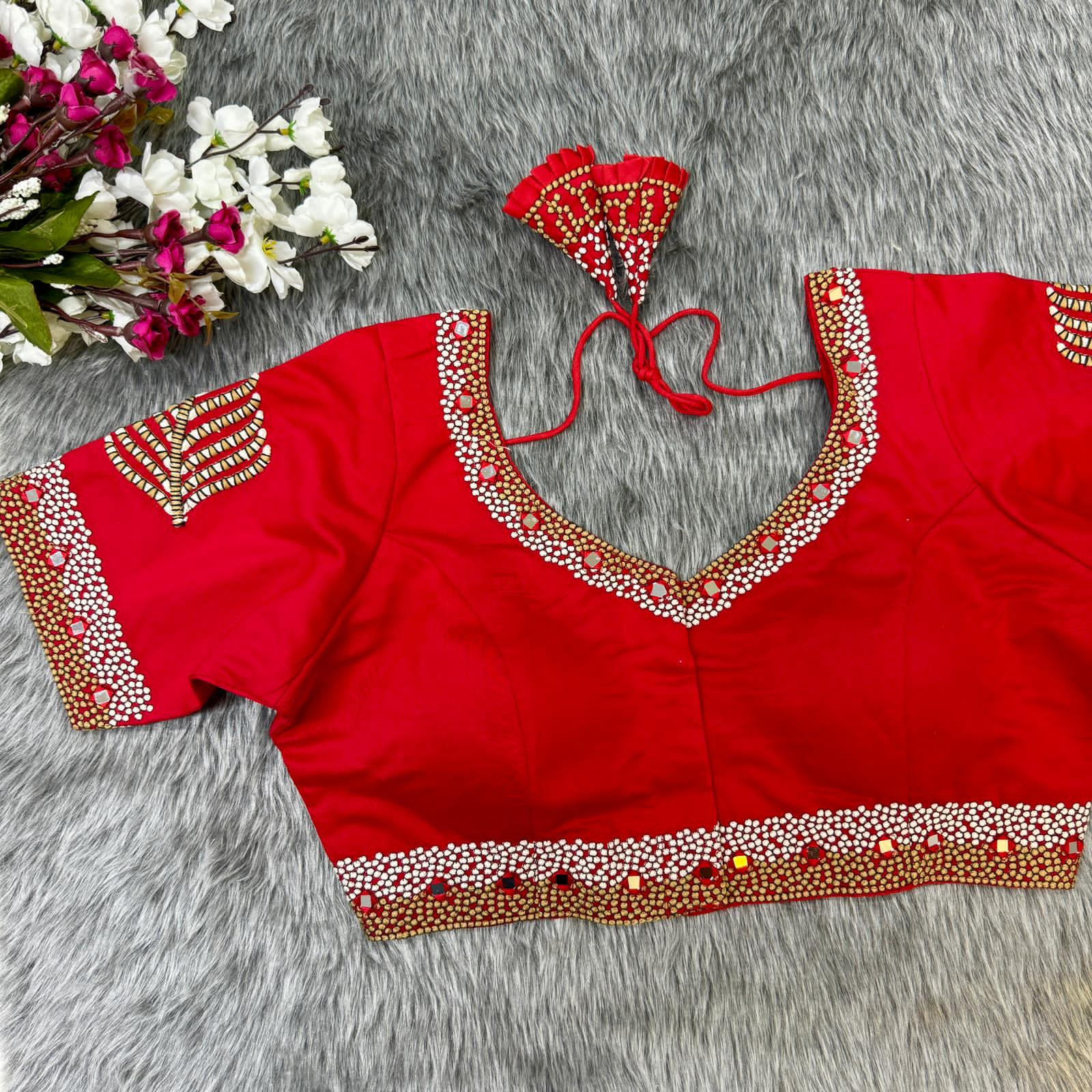 Beautiful Designer Readymade Handwork Partywear Blouse