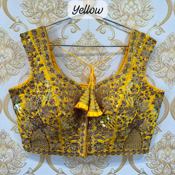 Beautiful Designer Readymade Codding+Thread Work Blouse