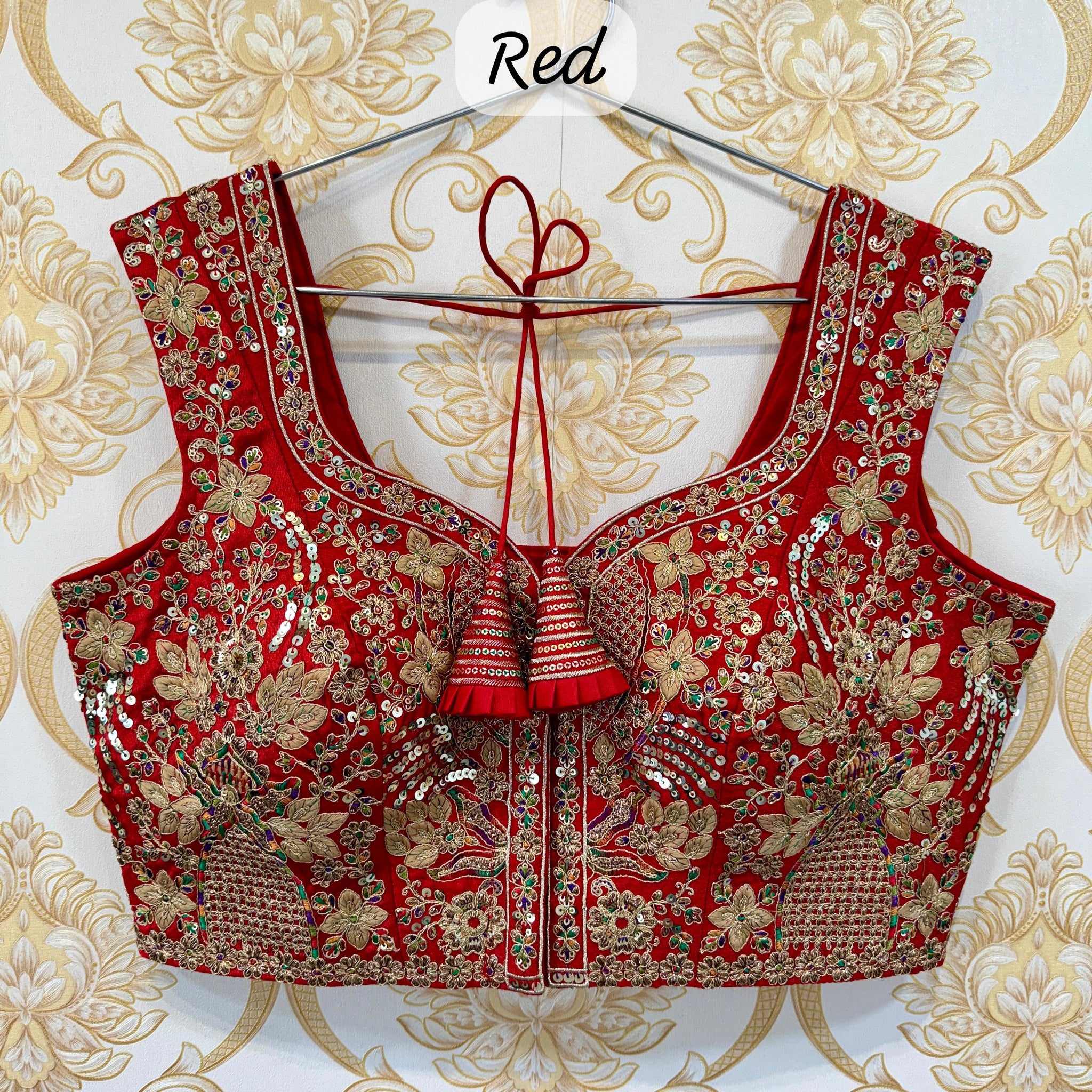 Beautiful Designer Readymade Codding+Thread Work Blouse