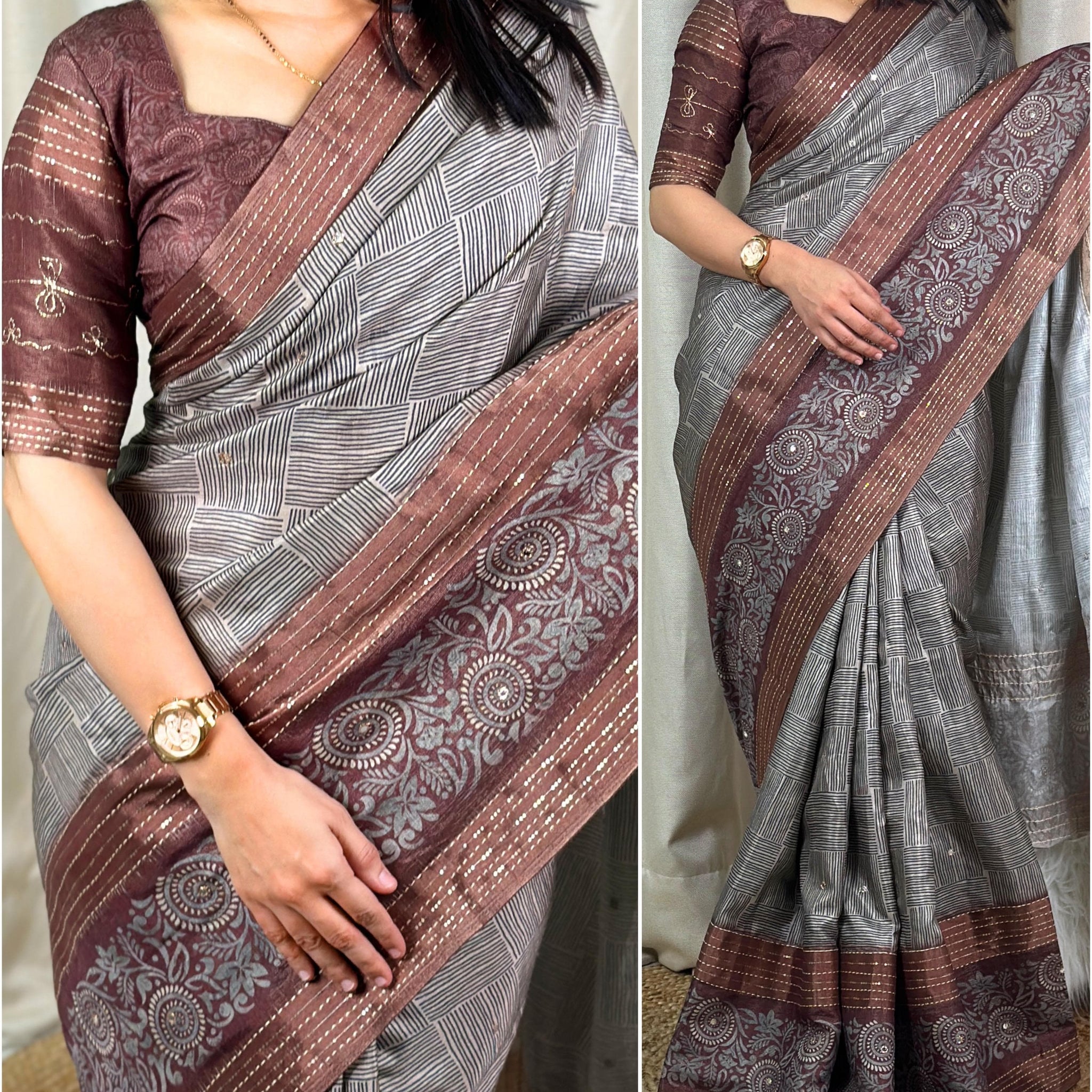 Beautiful Designer Soft Pure Cotton Silk Saree