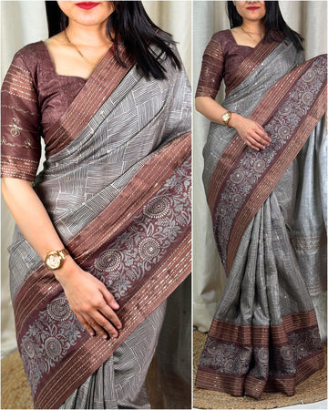 Beautiful Designer Soft Pure Cotton Silk Saree