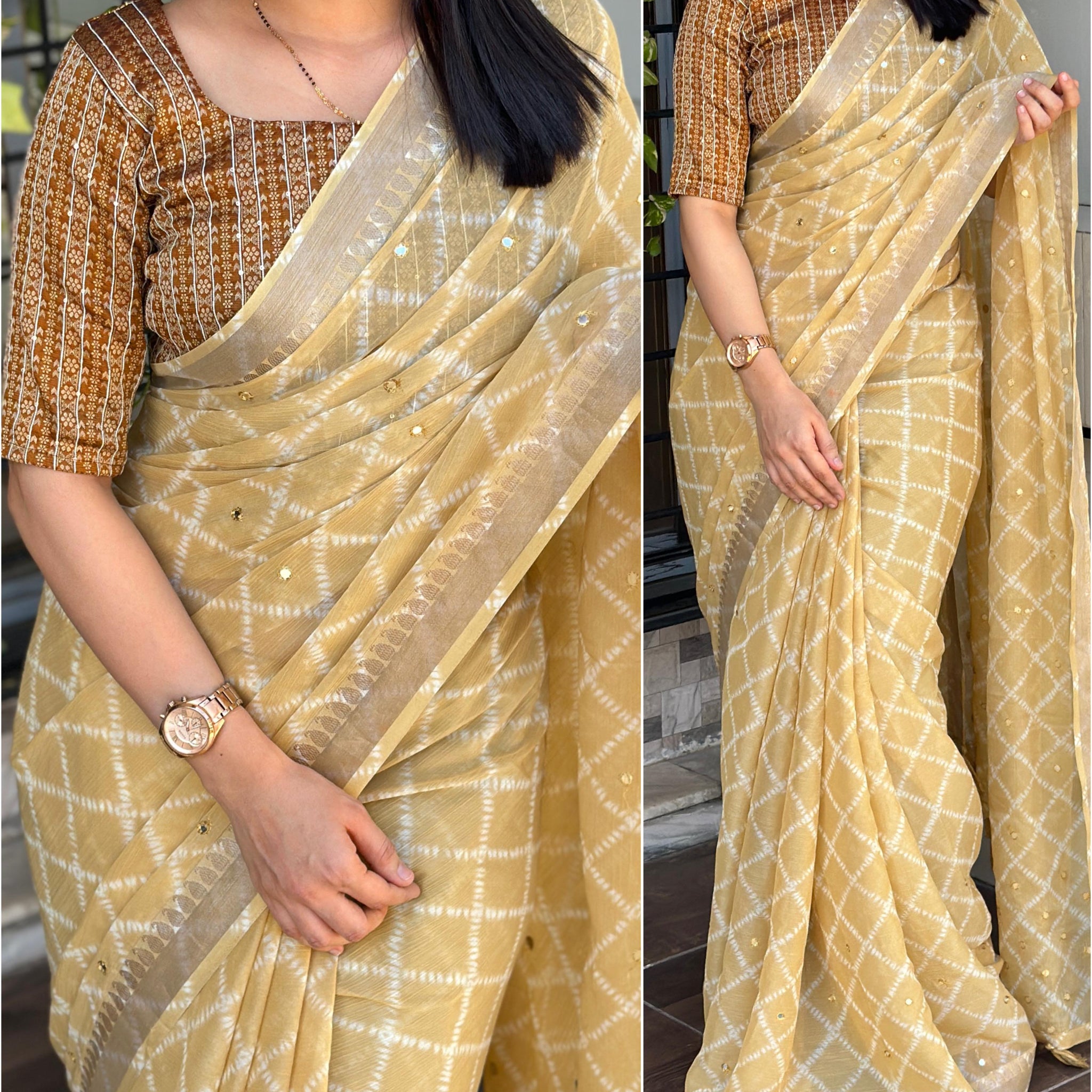 Beautiful Designer Soft Pure Chiffon Saree