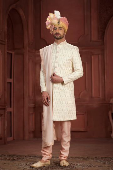 Indian Traditional Wedding Designer Sherwani Suit