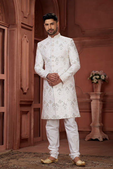 Indian Traditional Wedding Designer Sherwani Suit