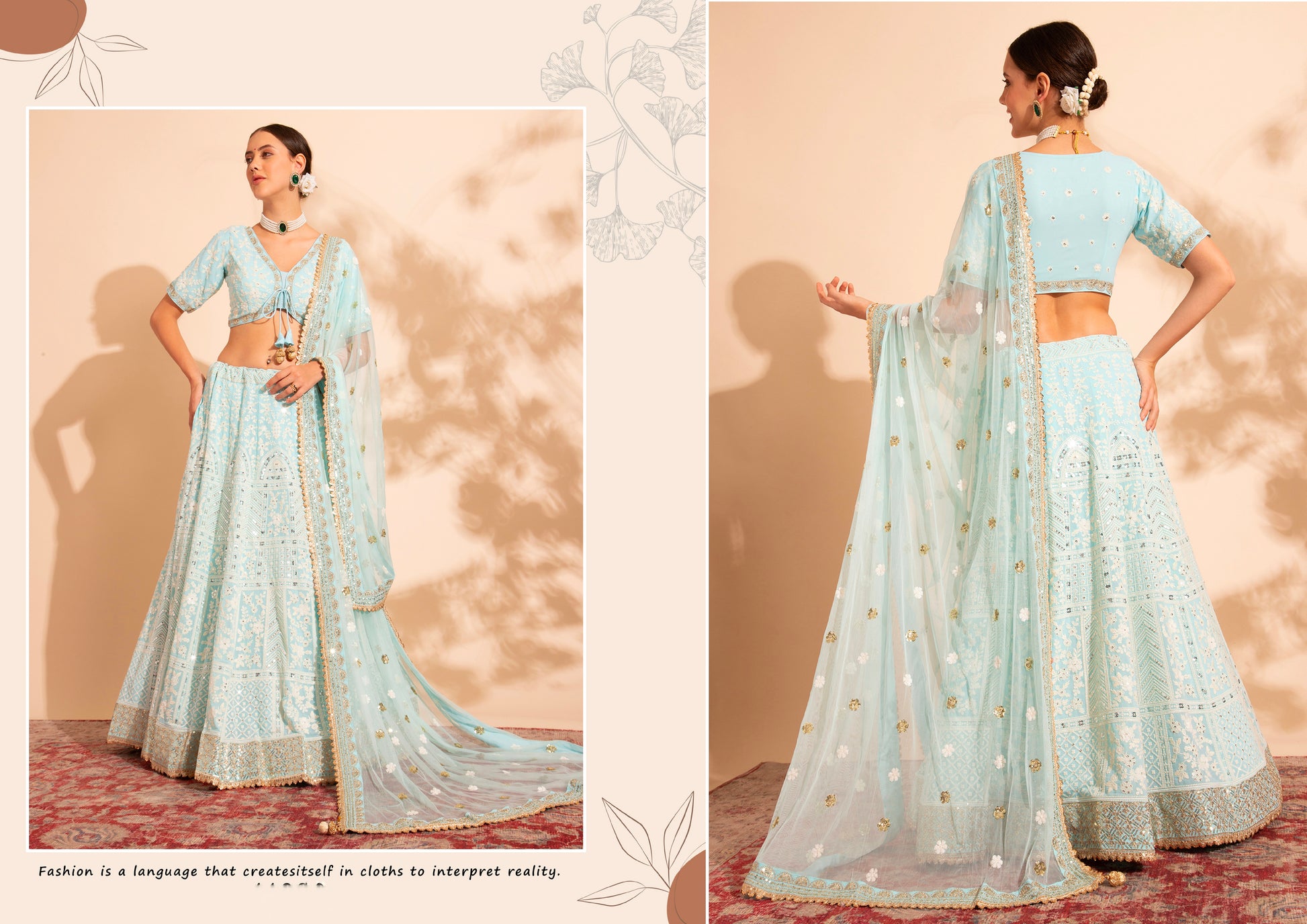 lehenga choli design for ladies