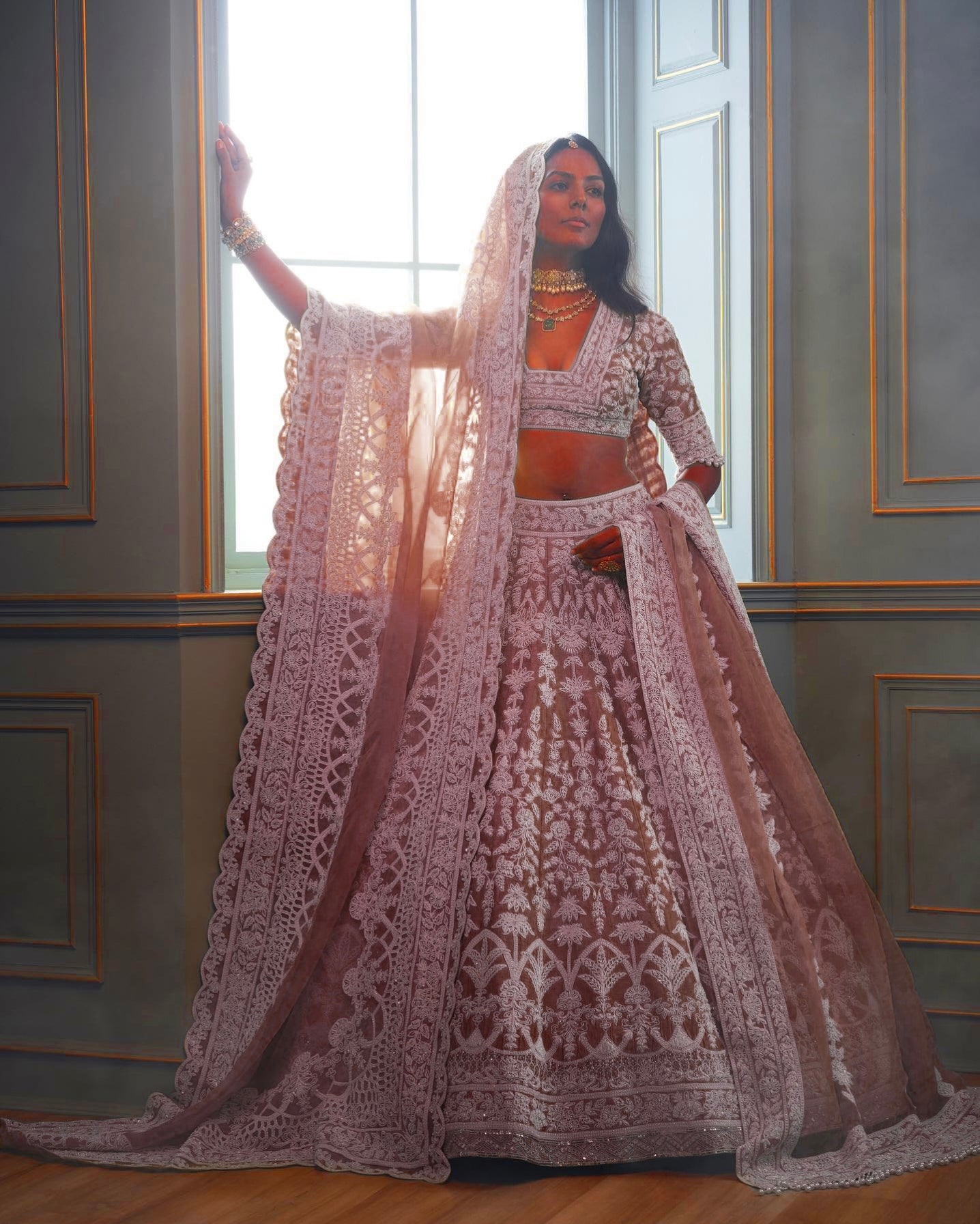 Beauliful Designer Wedding Wear Heavy Butterfly Net Lehenga Choli