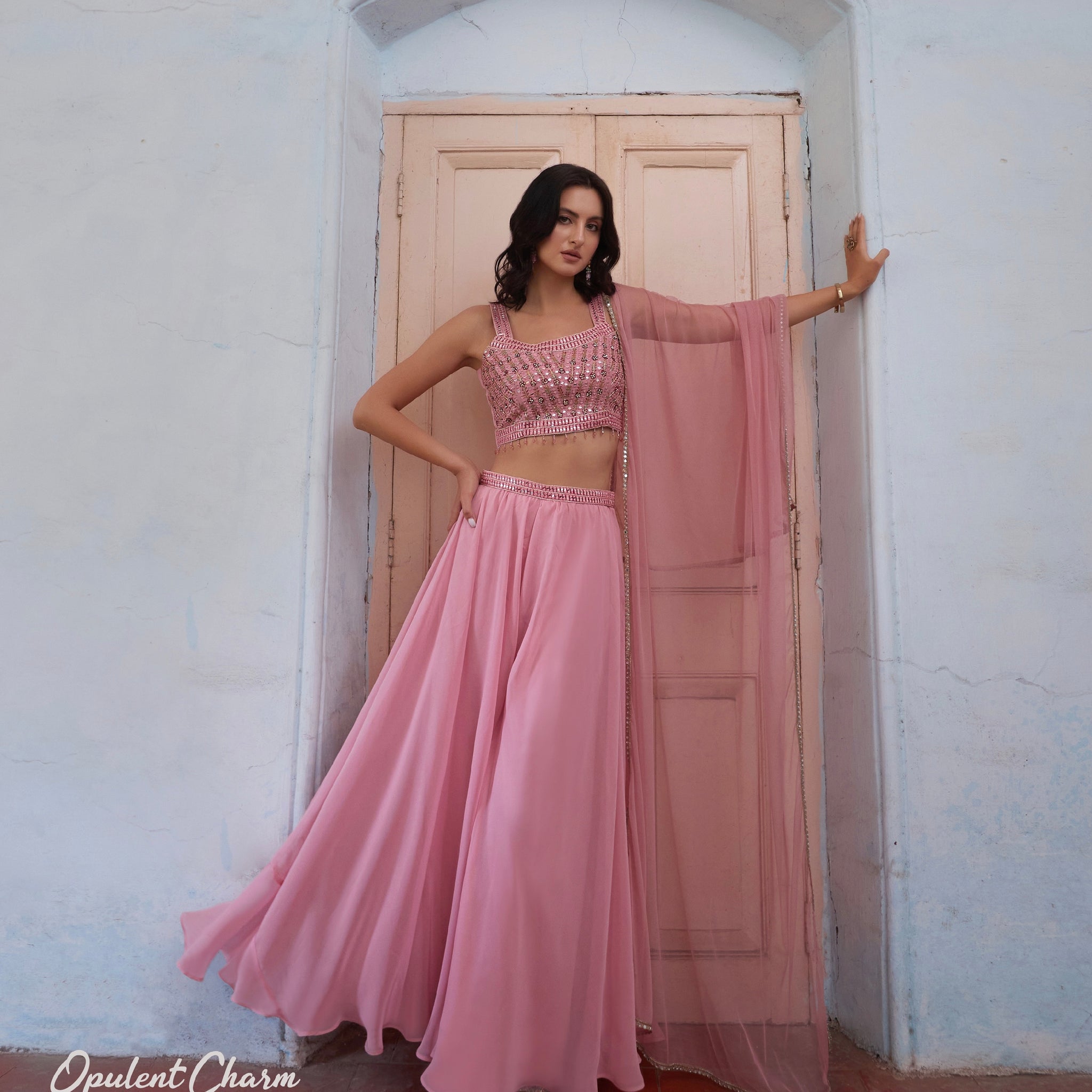 Beautiful Designer Wedding Wear Readymade Lehenga Choli