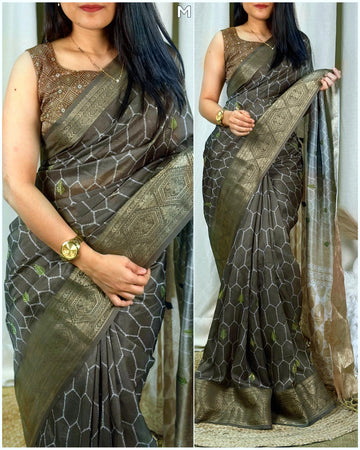 Beautiful Designer Summer Special Muslin Cotton Saree