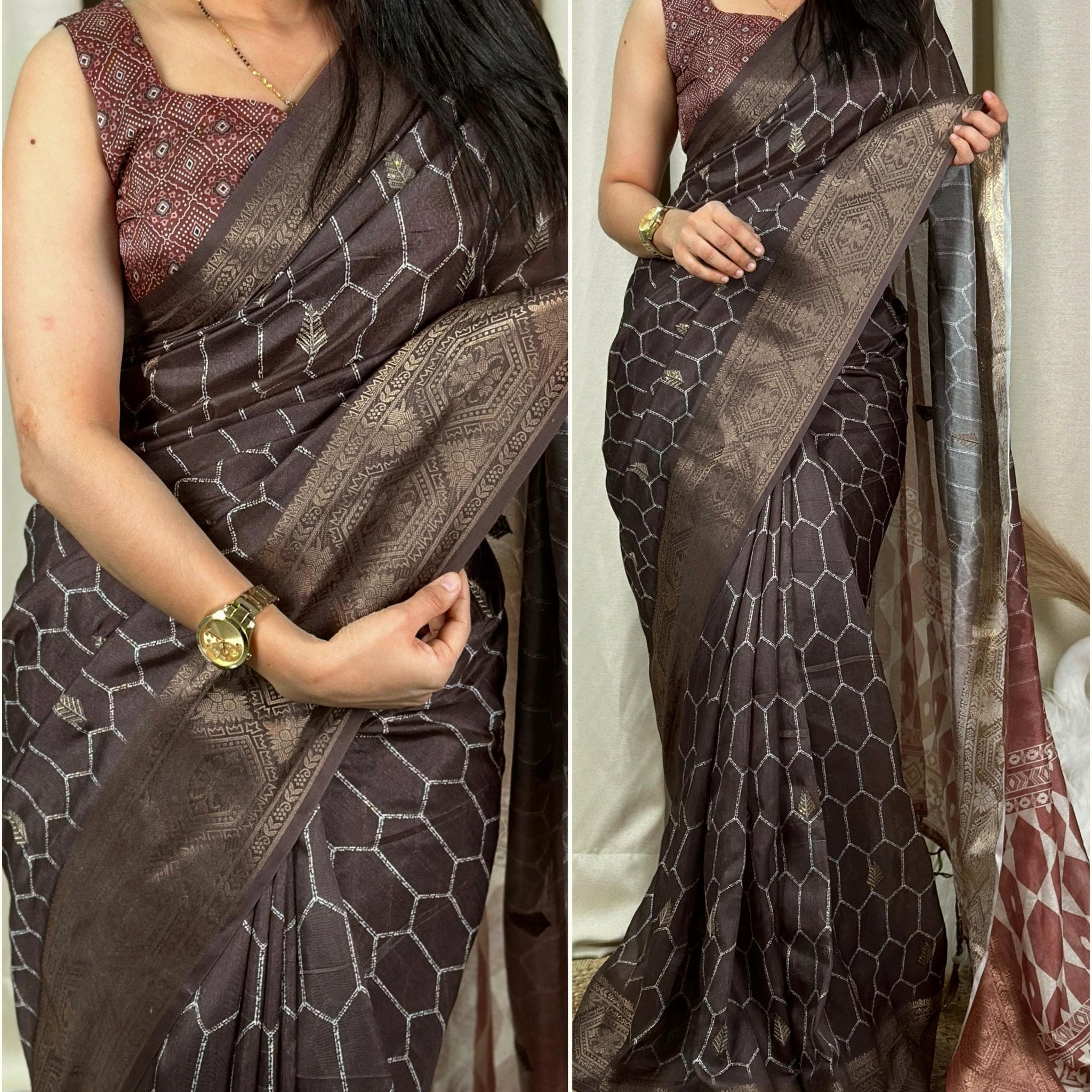 Cotton Silk Saree